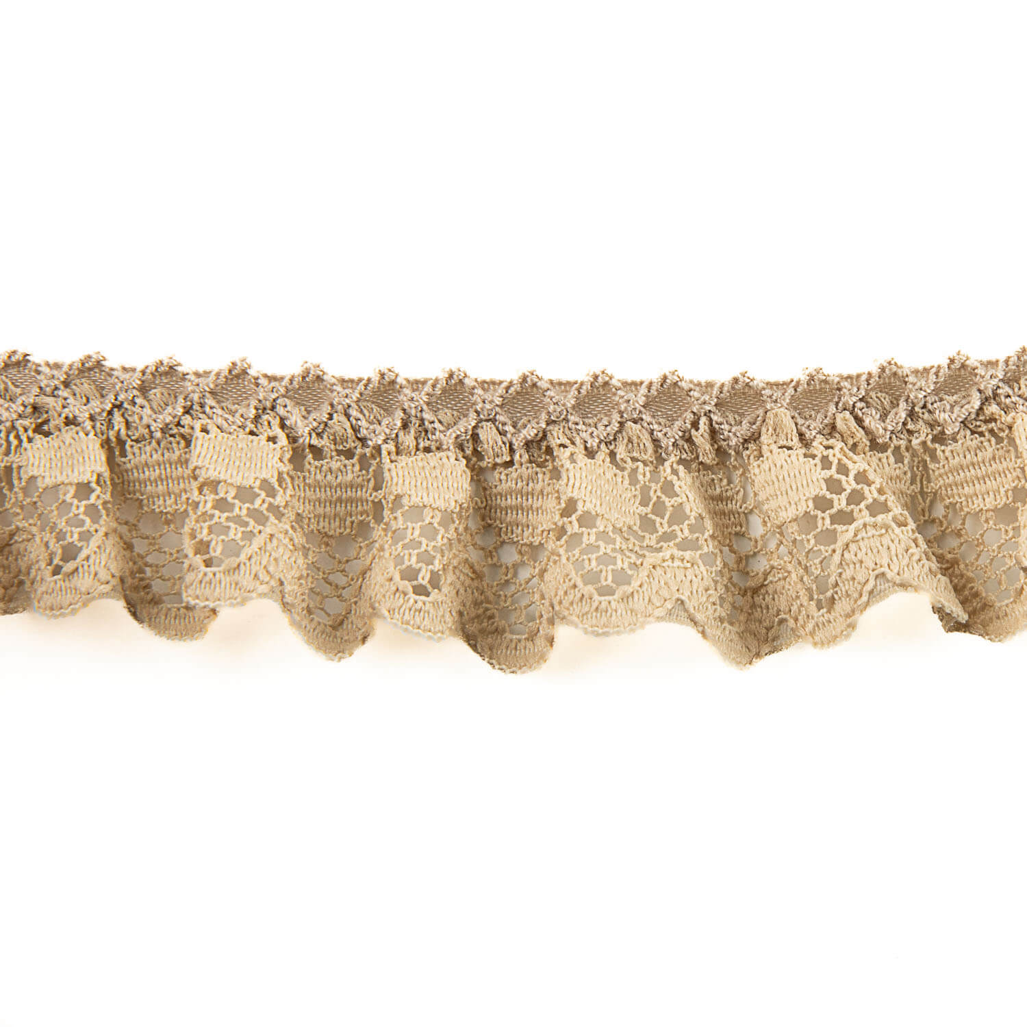 Bande de dentelle beige 22 mm - Ribes y Casals