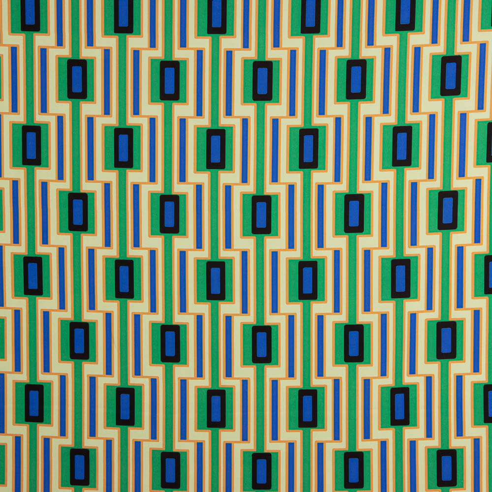 Bistretch Géométrique Citron Vert - Ribes y Casals