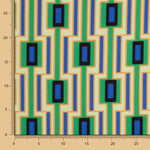 Bistretch Géométrique Citron Vert - Ribes y Casals