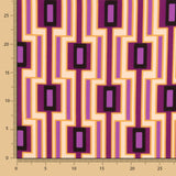 Bistretch Géométrique Magenta - Ribes y Casals