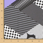 Bi-stretch Patch Géo Mauve - Ribes y Casals