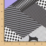 Bi-stretch Patch Géo Mauve - Ribes y Casals