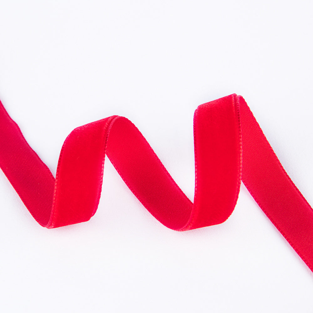 Ruban Velours Rouge 16mm - Ribes y Casals