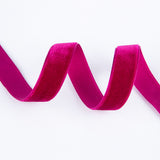 Ruban Velours Fuchsia Foncé 16mm - Ribes y Casals