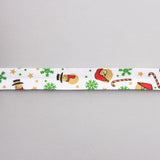 Biais Poupées de Noël Blanc 18mm - Ribes y Casals