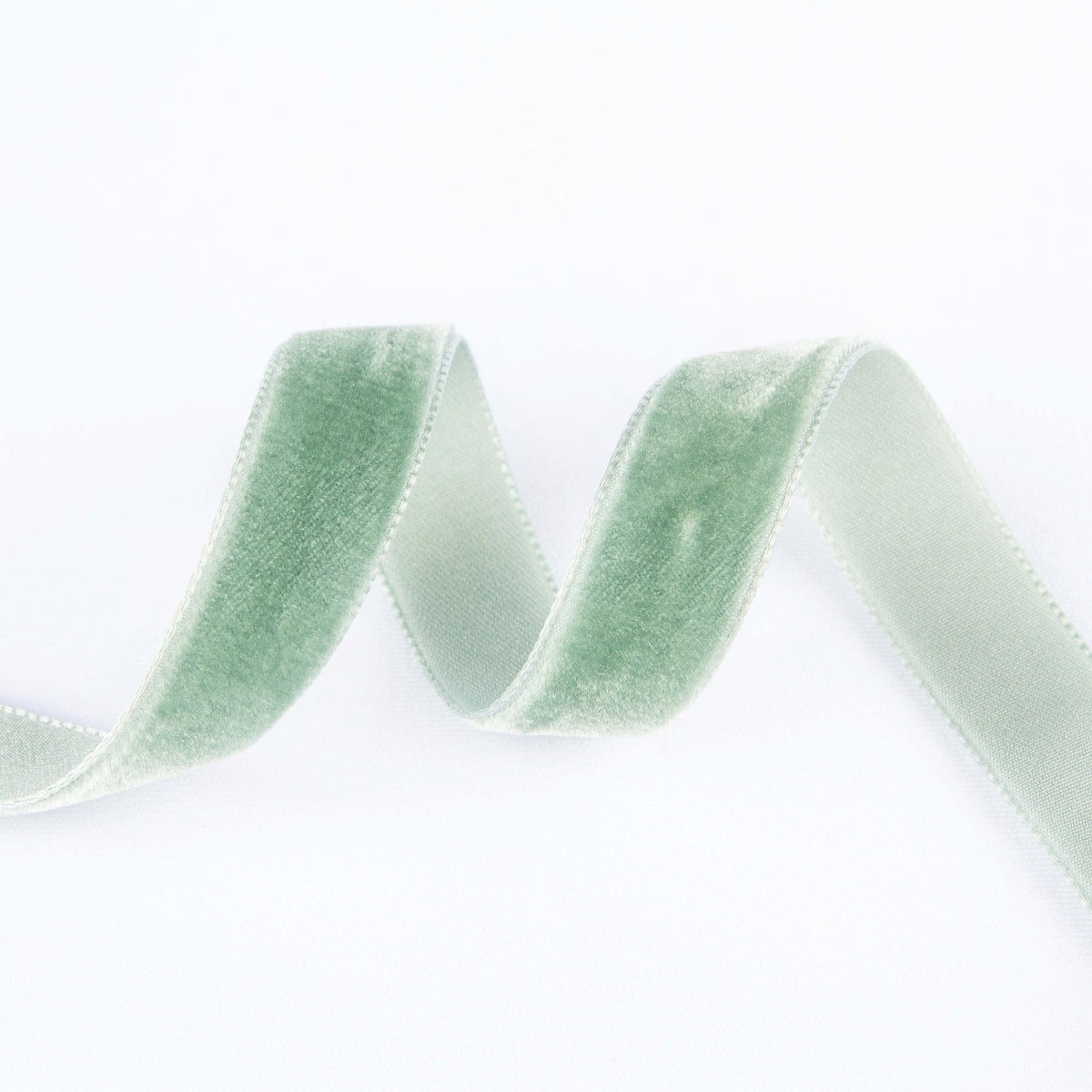 Ruban Velours Vert Clair 16mm - Ribes y Casals