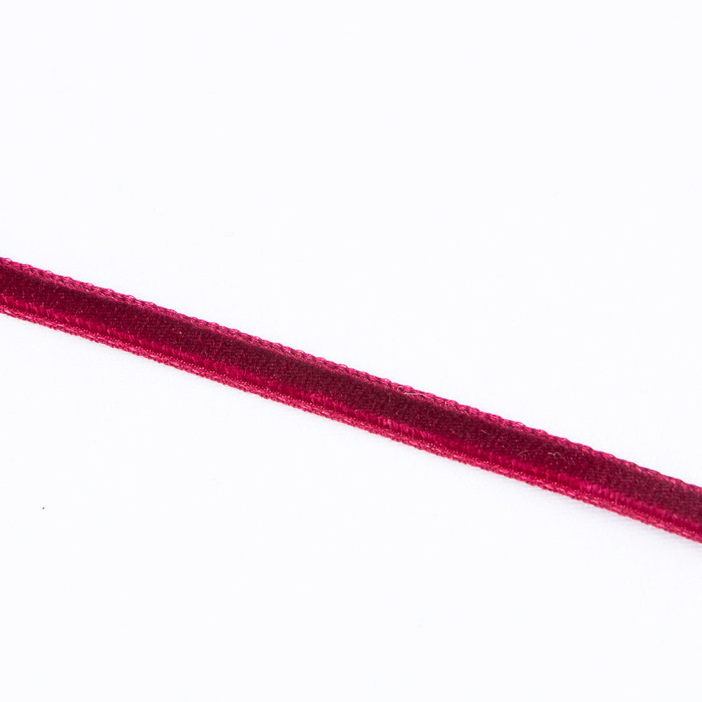 Ruban Velours Grenat 7mm - Ribes y Casals