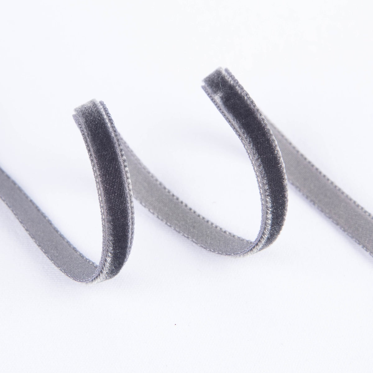 Ruban Velours Gris Marengo 7mm - Ribes y Casals