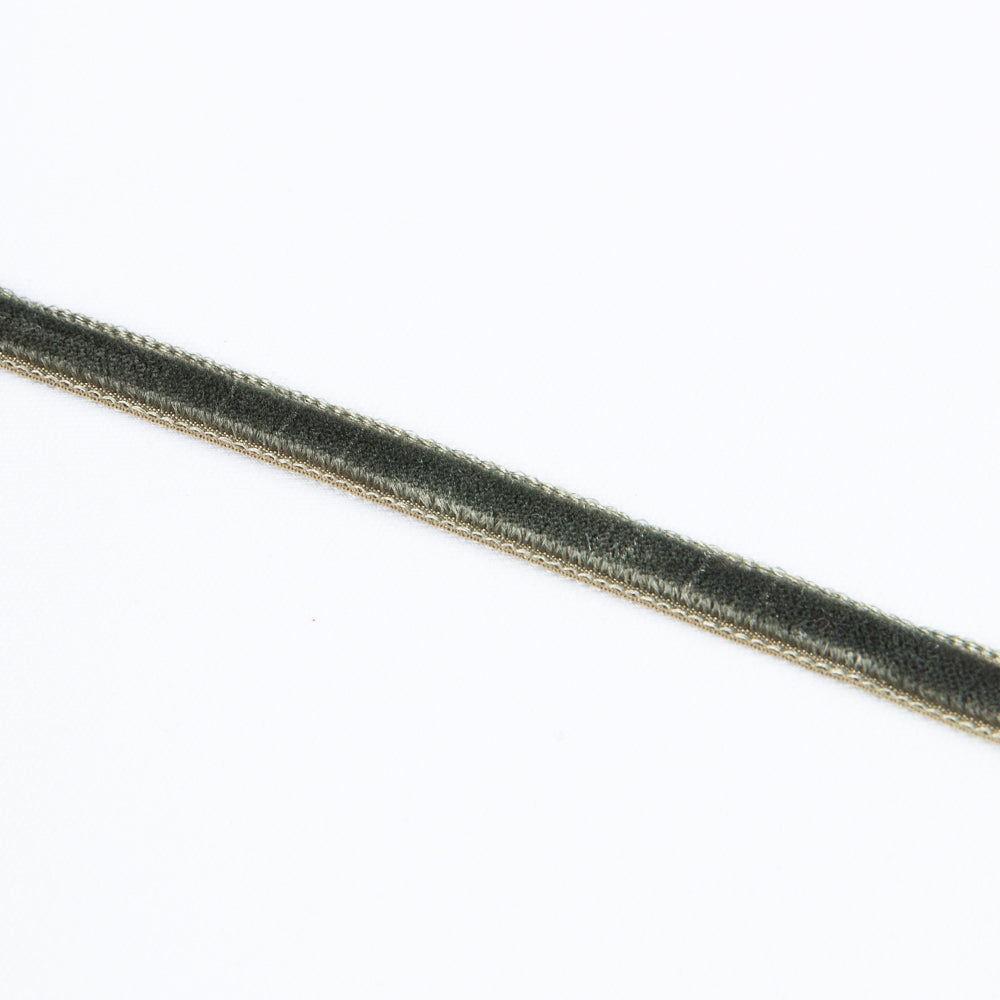 Ruban Velours Kaki 7mm - Ribes y Casals