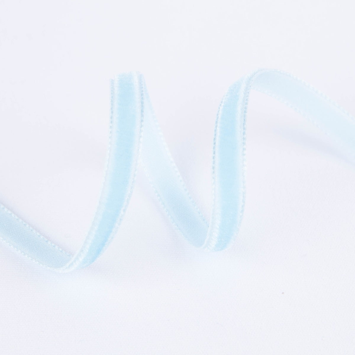 Ruban Velours Bleu Clair 7mm - Ribes y Casals