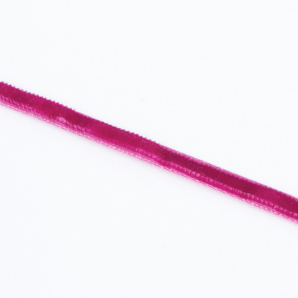 Ruban Velours Fuchsia 7mm - Ribes y Casals