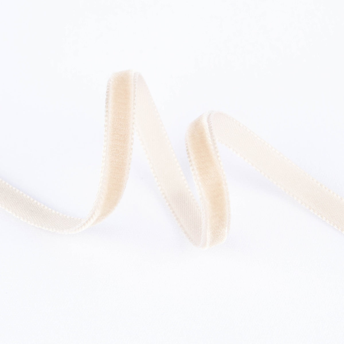 Ruban Velours Beige 7mm - Ribes y Casals