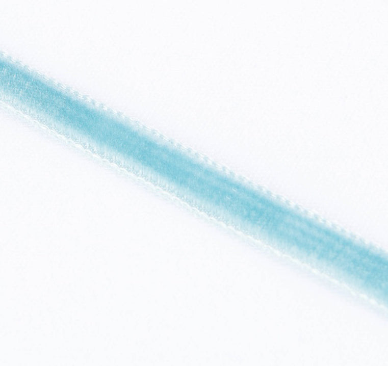 Ruban Velours Bleu Glace 16mm - Ribes y Casals