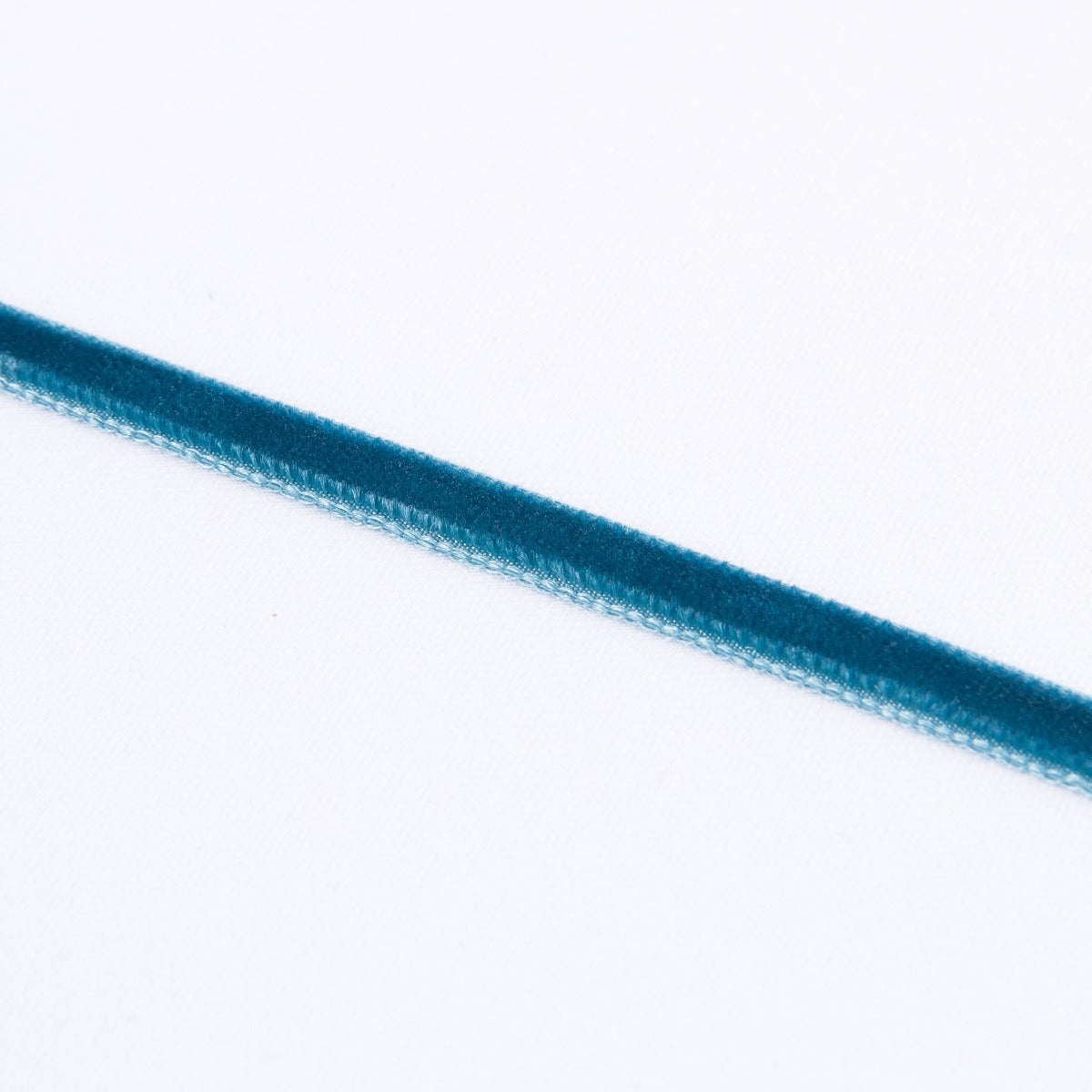 Ruban Velours Bleu Canard 7mm - Ribes y Casals