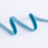 Ruban Velours Bleu Canard 7mm - Ribes y Casals