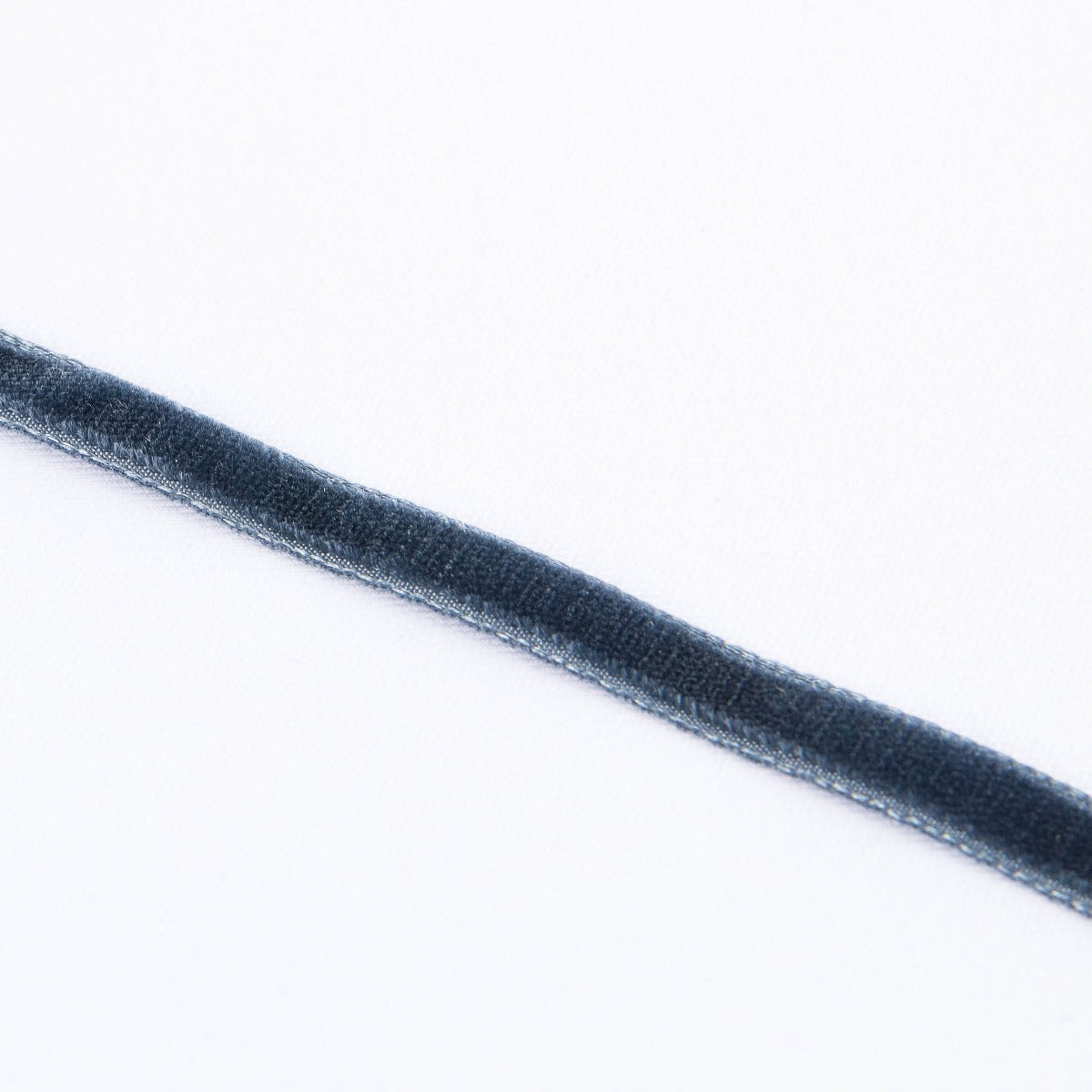 Ruban Velours Bleu Gris 7mm - Ribes y Casals