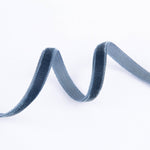 Ruban Velours Bleu Gris 7mm - Ribes y Casals