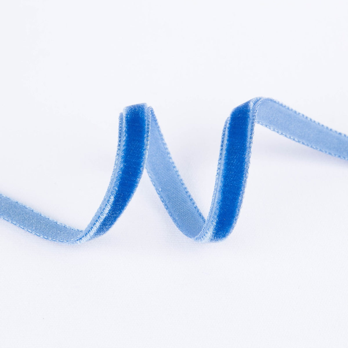 Ruban Velours Bleu Vif 7mm - Ribes y Casals