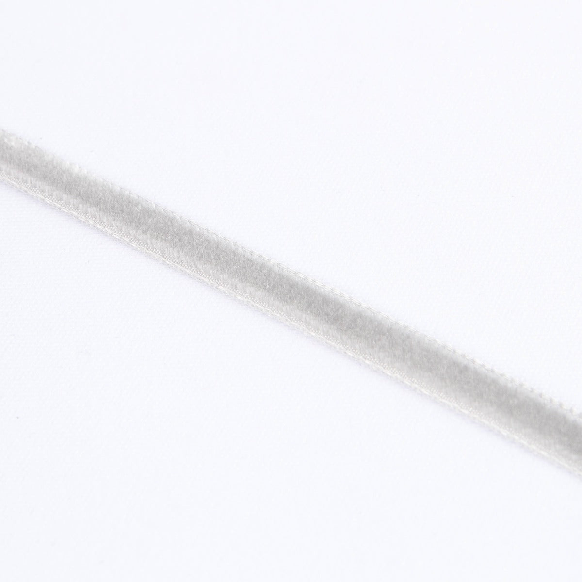 Ruban Velours Gris Perle 7mm - Ribes y Casals