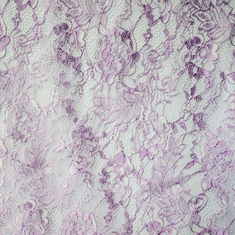 Dentelle Chantilly Lilas Clair - Ribes y Casals