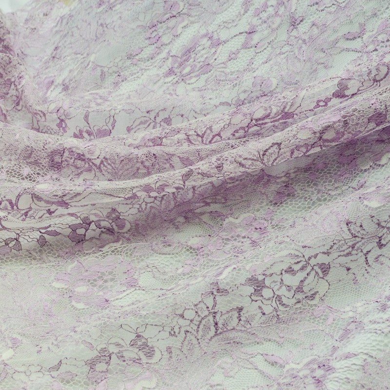 Dentelle Chantilly Lilas Clair - Ribes y Casals