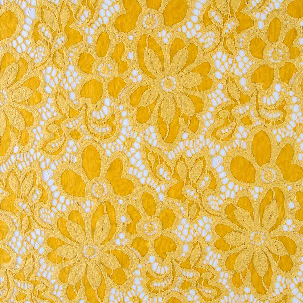 Dentelle Élastique Flamenca Jaune Ocre - Ribes y Casals