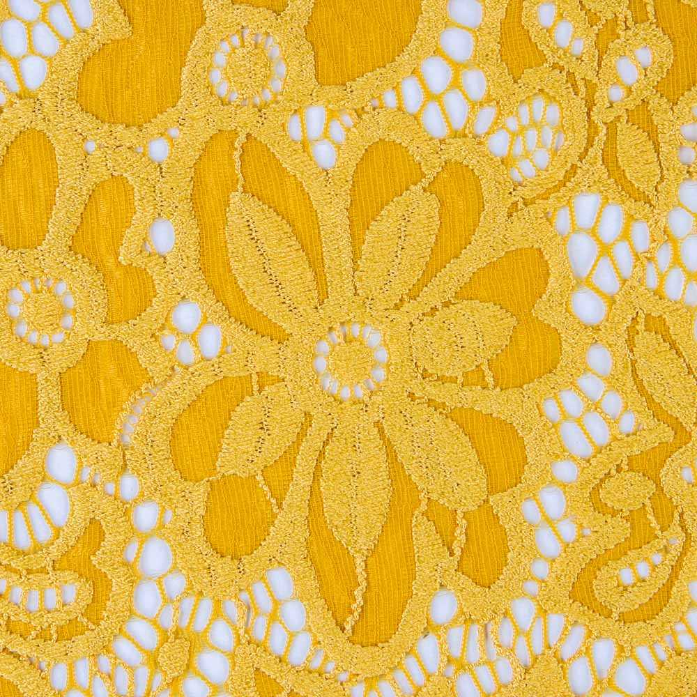 Dentelle Élastique Flamenca Jaune Ocre - Ribes y Casals
