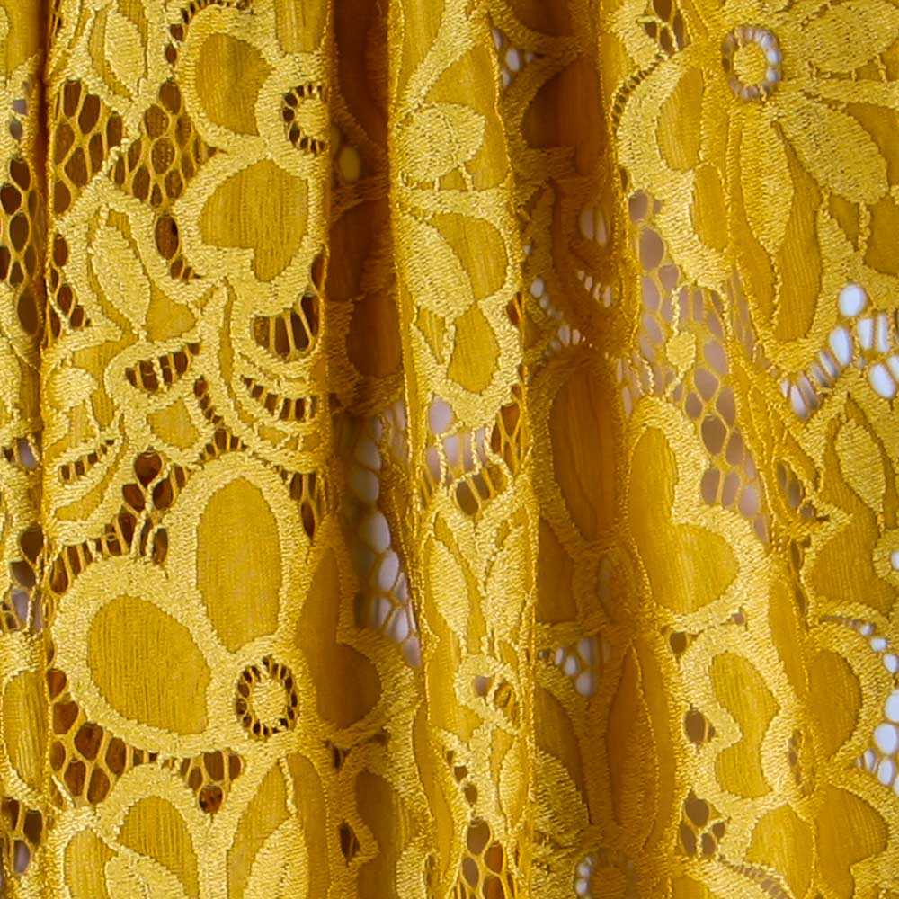 Dentelle Élastique Flamenca Jaune Ocre - Ribes y Casals