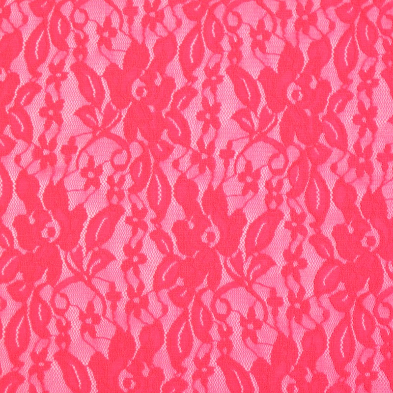 Dentelle Élastique Rose Fluo - Ribes y Casals