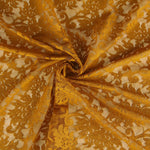 Dentelle Fleurs Spandex Jaune - Ribes y Casals