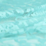 Dentelle Fleurs Spandex Turquoise - Ribes y Casals
