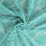 Dentelle Fleurs Spandex Turquoise - Ribes y Casals