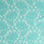 Dentelle Fleurs Spandex Turquoise - Ribes y Casals