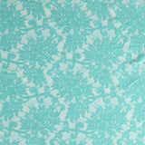 Dentelle Fleurs Spandex Turquoise - Ribes y Casals
