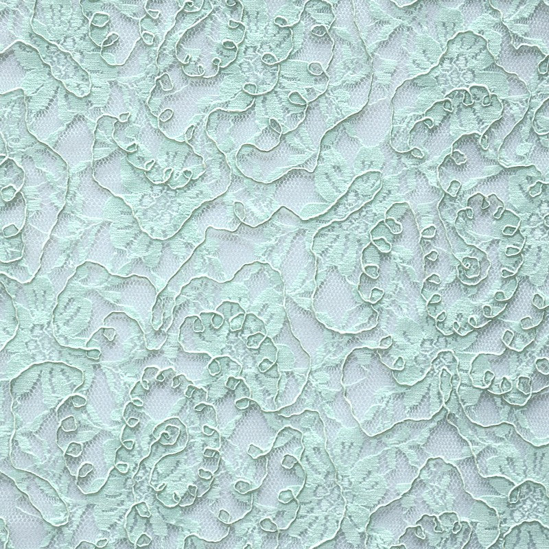 Dentelle Rebrodée Aigue-marine - Ribes y Casals
