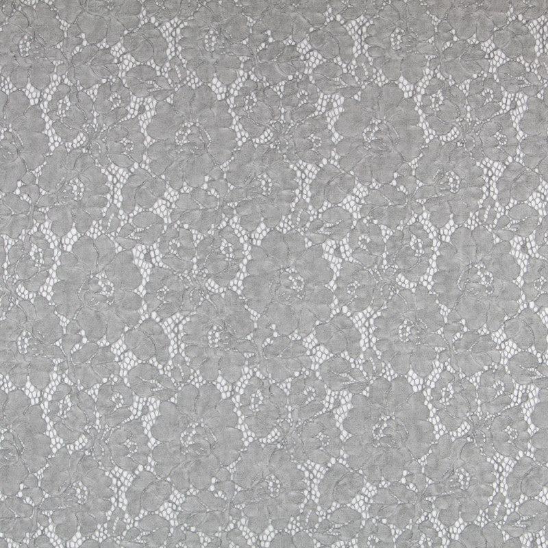 Dentelle Tie-dye Rebrodé Gris - Ribes y Casals