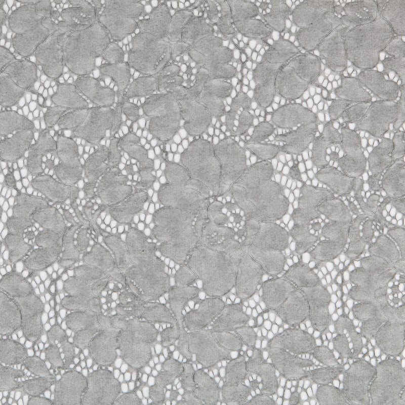 Dentelle Tie-dye Rebrodé Gris - Ribes y Casals