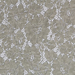 Dentelle Tie-dye Rebrodé Kaki - Ribes y Casals