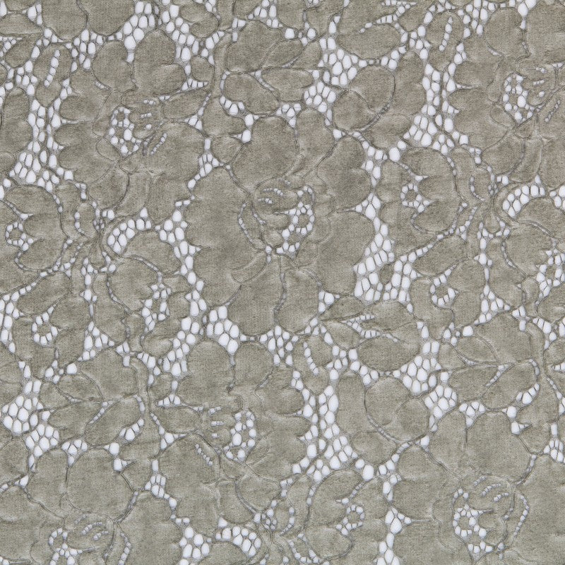 Dentelle Tie-dye Rebrodé Kaki - Ribes y Casals