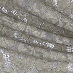 Dentelle Tie-dye Rebrodé Kaki - Ribes y Casals