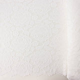 Dentelle blanc cassé avec motif floral en Spandex - Ribes y Casals