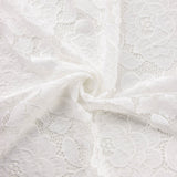 Dentelle blanc cassé avec motif floral en Spandex - Ribes y Casals