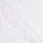 Dentelle Fleurs Spandex Blanc - Ribes y Casals