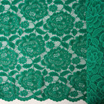 Dentelle verte à motifs floraux en Spandex - Ribes y Casals