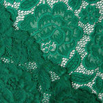 Dentelle verte à motifs floraux en Spandex - Ribes y Casals