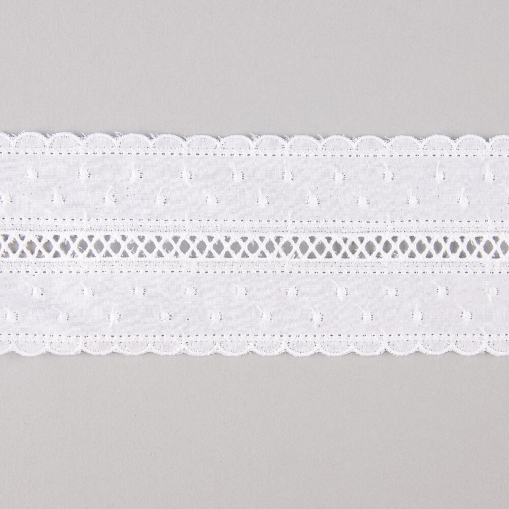 Tira Bordada Algodón 5,5 cm - Ribes y Casals