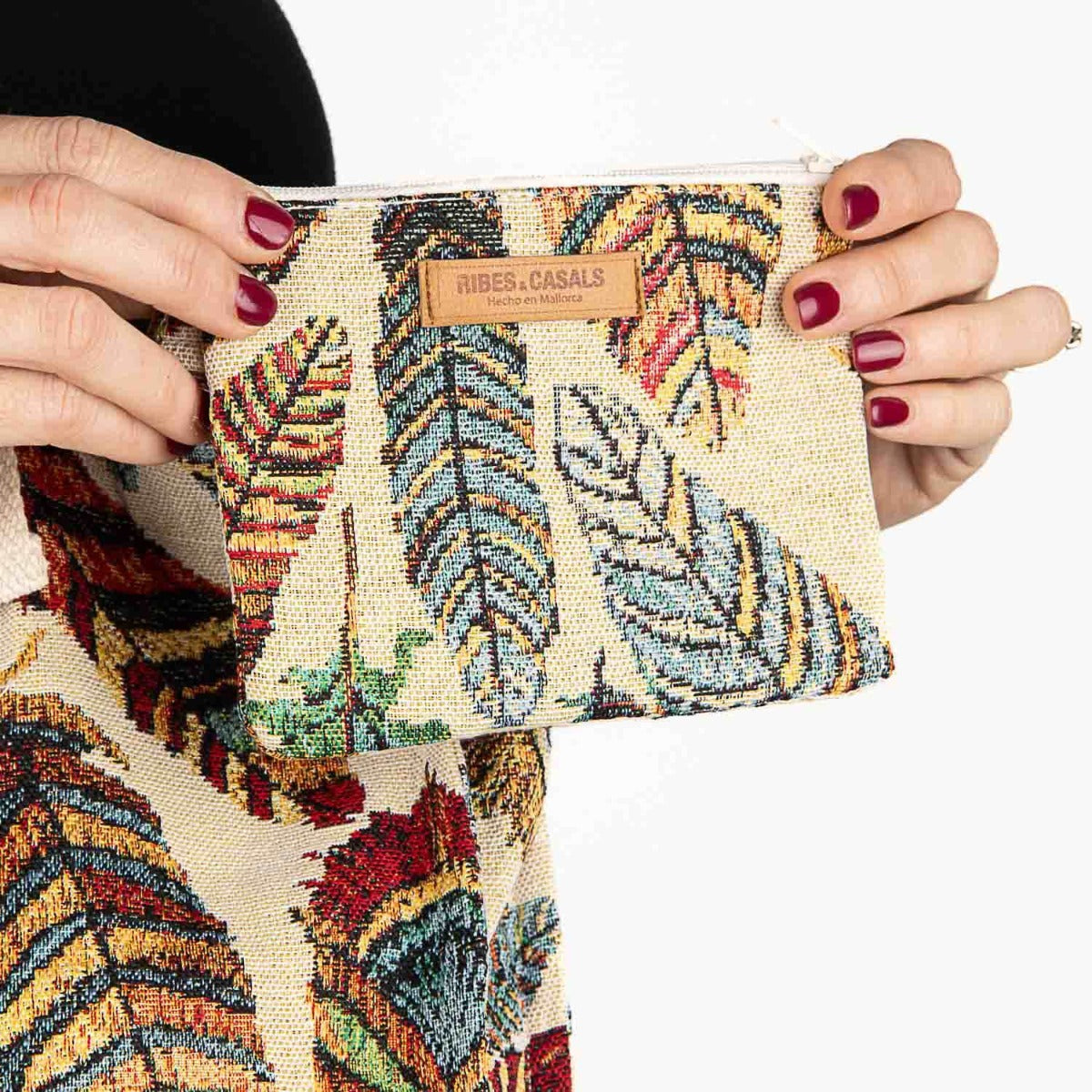 Sac à plumes blanc cassé - Ribes y Casals