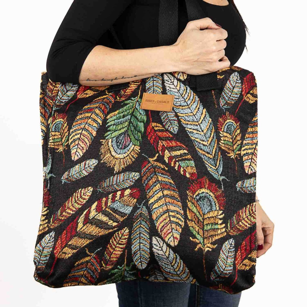 Sac à plumes noir - Ribes y Casals