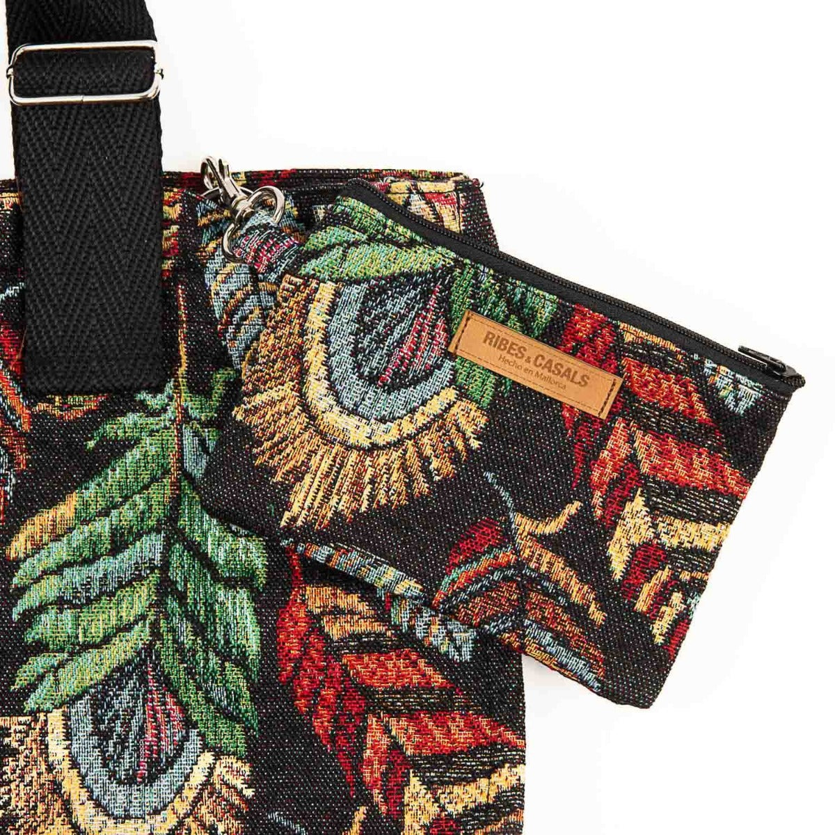 Sac à plumes noir - Ribes y Casals