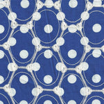 Brodé Pois Fond Bleu - Ribes y Casals